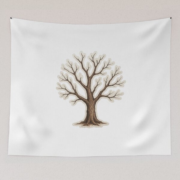 Item preview, Dead Tree Silhouette – Dark Nature Aesthetic designed and sold by Lellenatavarez.