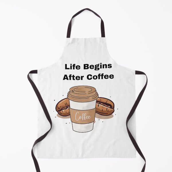 Aperçu de l'œuvre ​Life Begins After Coffee - Aesthetic Coffee Cup créée et vendue par PeplumiArt.