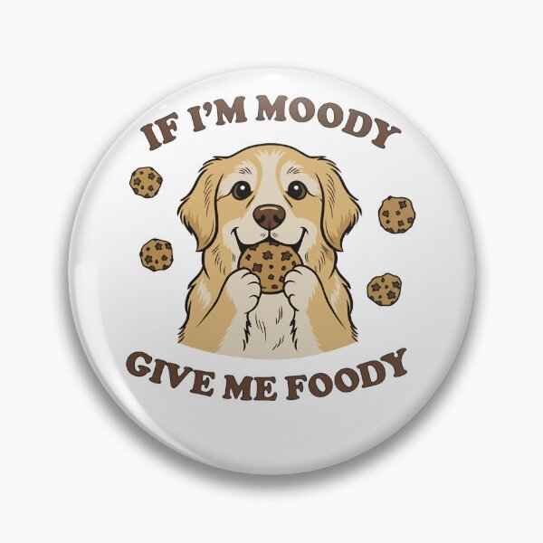 Item preview, Funny Golden Retriever Moody Foody Cookie Dog designed and sold by k3rstman1.
