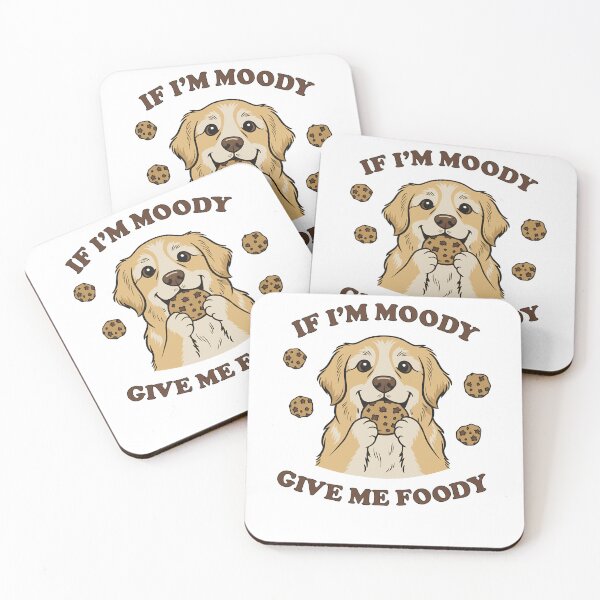 Item preview, Funny Golden Retriever Moody Foody Cookie Dog designed and sold by k3rstman1.