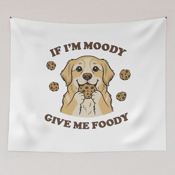 Item preview, Funny Golden Retriever Moody Foody Cookie Dog designed and sold by k3rstman1.
