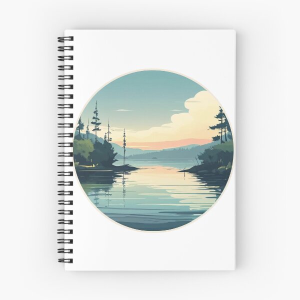 Item preview, Serene Reflections: Mirror Lake Among Trees designed and sold by Mau05store.