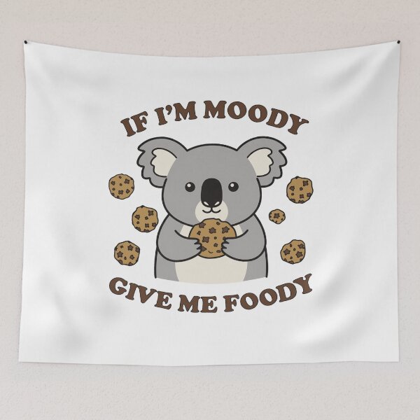Item preview, Funny Moody Foody Koala Eating Cookie designed and sold by k3rstman1.