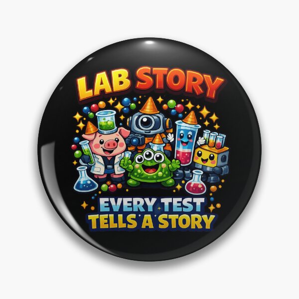 Item preview, Lab Story - Lab Week | Funny Science Chemist designed and sold by Cree8if.