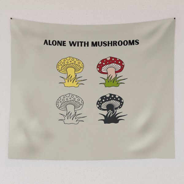 Item preview, Allonge With Mushrooms I only talk to mushrooms Gifts t-shirt designed and sold by MalwasBasket.
