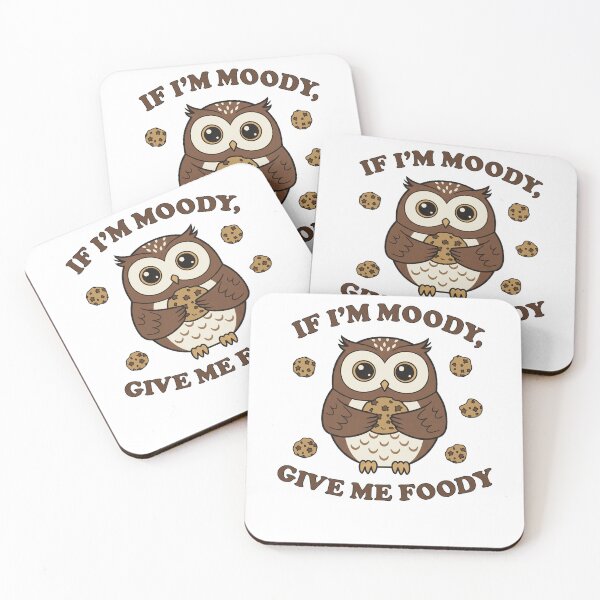 Item preview, Cute Moody Owl Give Me Foody Cartoon designed and sold by k3rstman1.
