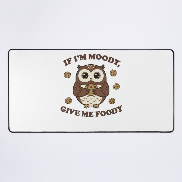 Item preview, Cute Moody Owl Give Me Foody Cartoon designed and sold by k3rstman1.
