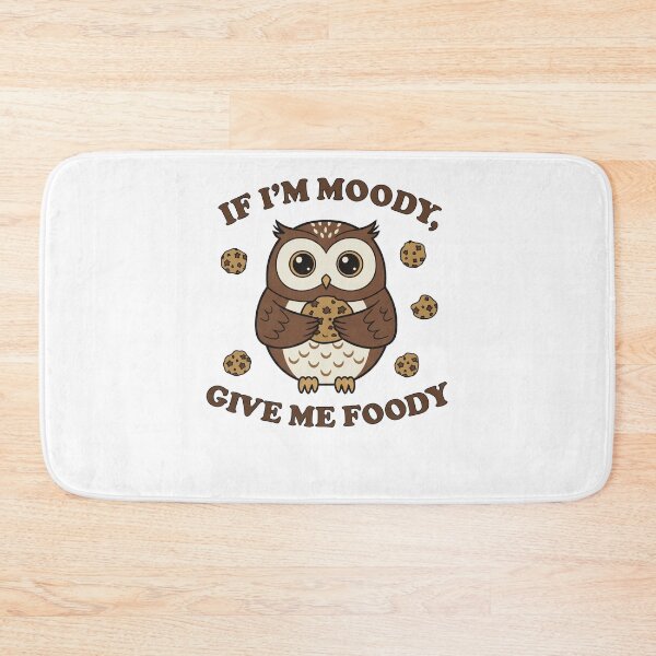 Item preview, Cute Moody Owl Give Me Foody Cartoon designed and sold by k3rstman1.