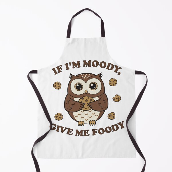 Item preview, Cute Moody Owl Give Me Foody Cartoon designed and sold by k3rstman1.
