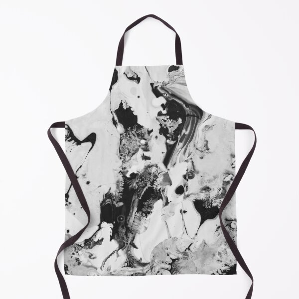 Item preview, Black & White Crumbling Tower Acrylic Pour designed and sold by Andyshouse.