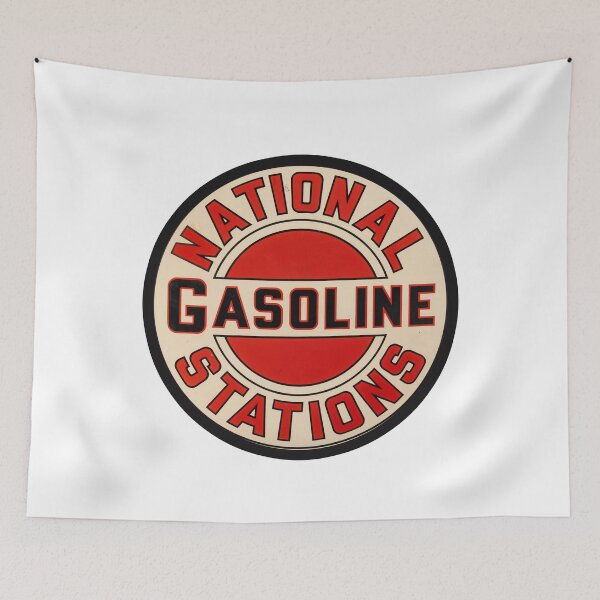 Item preview, Vintage National Gasoline Station designed and sold by QuayTradingCo.