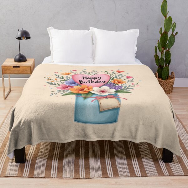 Item preview, Watercolor Wildflower Birthday Garden designed and sold by PriyaMagic.