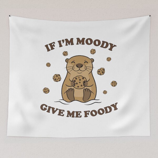 Item preview, Cute Kawaii Otter Moody Foody Cookie Lover designed and sold by k3rstman1.
