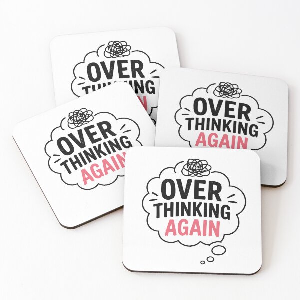 Item preview, Overthinking Again – Relatable Mind Mood designed and sold by Gift Phrase Studio.