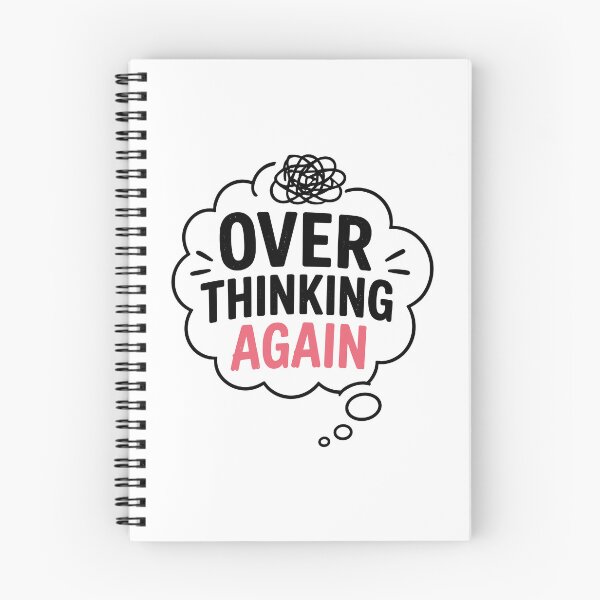 Item preview, Overthinking Again – Relatable Mind Mood designed and sold by Gift Phrase Studio.