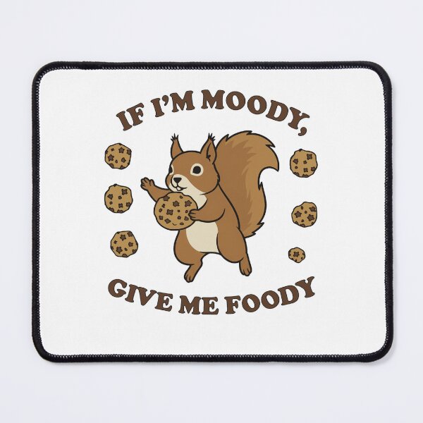 Item preview, Funny Hangry Squirrel Eating Chocolate Chip Cookies designed and sold by k3rstman1.