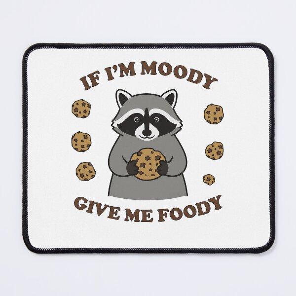 Item preview, Cute Raccoon Eating Cookie Funny Food Pun designed and sold by k3rstman1.