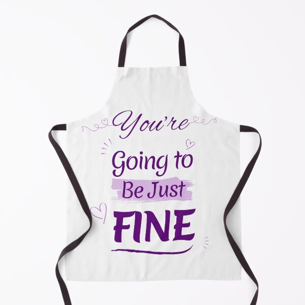 Item preview, You're Going to be Just Fine - Purple Affirmation Quote designed and sold by LAJdesigns.