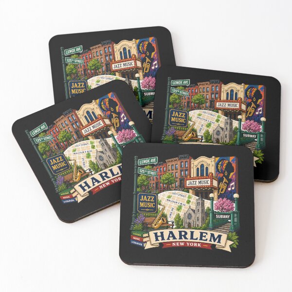 Item preview, Harlem, New York Jazz Music Cultural Art designed and sold by Myra365Art.
