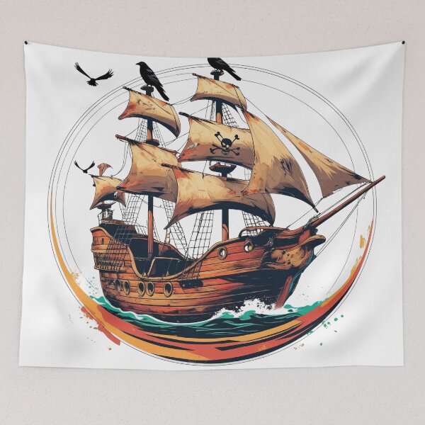 Item preview, High Seas Adventure: The Pirate Ship designed and sold by Mau05store.