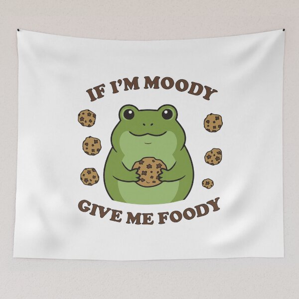 Item preview, Funny Hungry Frog Moody Foody Cookie designed and sold by k3rstman1.