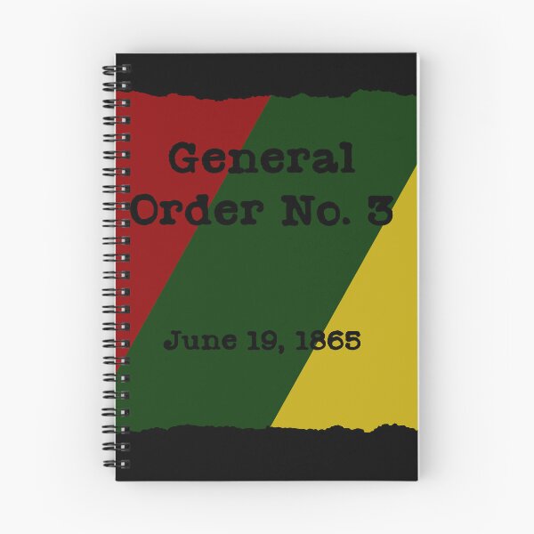 Item preview, General Order #3 of Emancipation Proclamation designed and sold by FIREDesignsPOD.