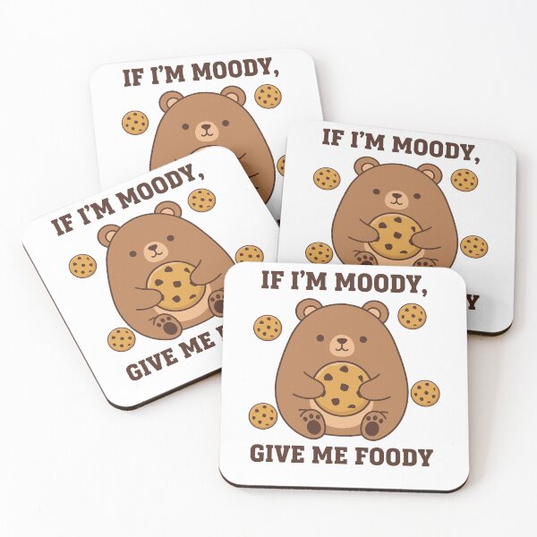 Item preview, Funny Moody Bear Foodie Give Me Foody designed and sold by k3rstman1.