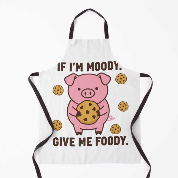 Item preview, Funny Moody Pink Pig Eating Chocolate Cookies designed and sold by k3rstman1.