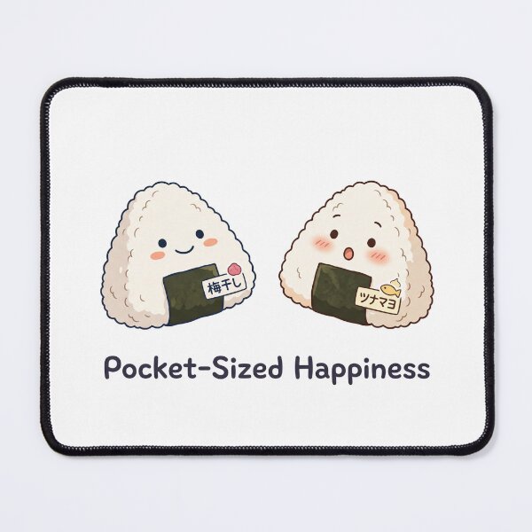 Item preview, Cozy Anime Style Cute Onigiri Rice Ball designed and sold by ModMotiff.