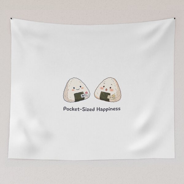 Item preview, Cozy Anime Style Cute Onigiri Rice Ball designed and sold by ModMotiff.