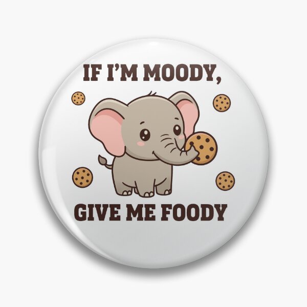Item preview, Cute Moody Elephant Give Me Foody Cartoon designed and sold by k3rstman1.