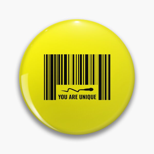 Item preview, You Are Unique - Barcode Biology Humor Art designed and sold by JR78.