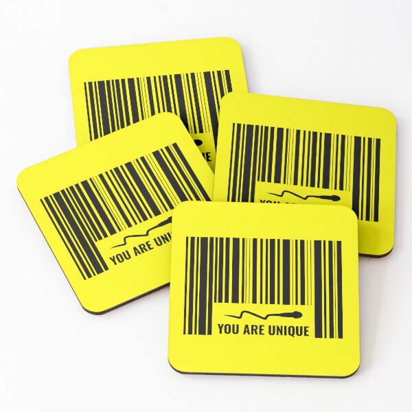 Item preview, You Are Unique - Barcode Biology Humor Art designed and sold by JR78.