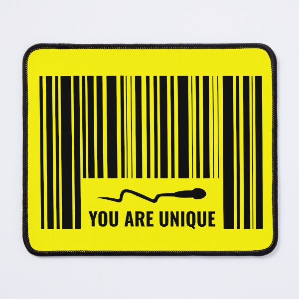 Item preview, You Are Unique - Barcode Biology Humor Art designed and sold by JR78.