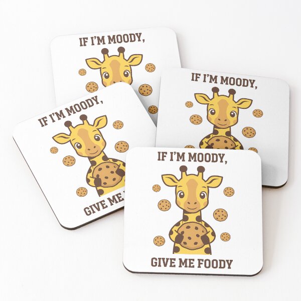 Item preview, Cute Cartoon Giraffe Foodie Cookie Pun designed and sold by k3rstman1.