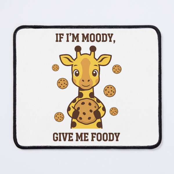 Item preview, Cute Cartoon Giraffe Foodie Cookie Pun designed and sold by k3rstman1.