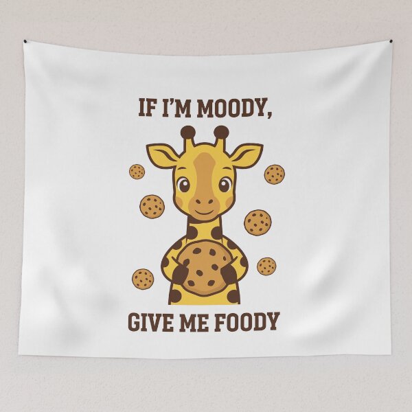 Item preview, Cute Cartoon Giraffe Foodie Cookie Pun designed and sold by k3rstman1.