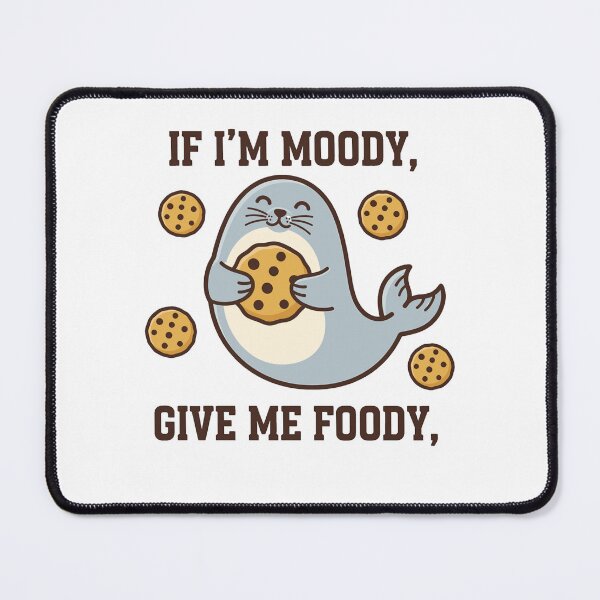 Item preview, Funny Moody Foody Seal Cookie Lover designed and sold by k3rstman1.