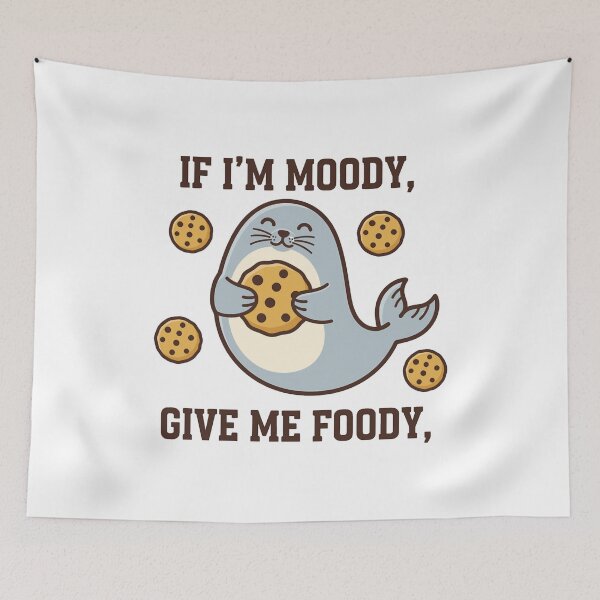 Item preview, Funny Moody Foody Seal Cookie Lover designed and sold by k3rstman1.