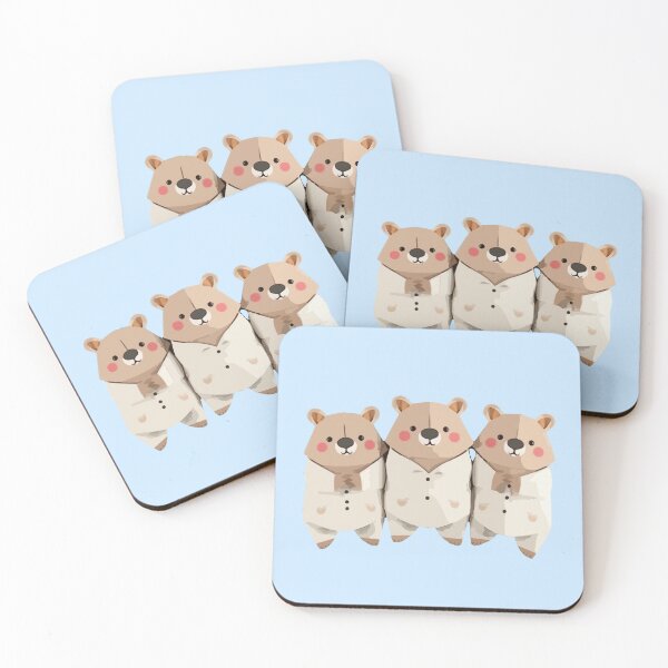 Item preview, Cute Wombats in Pyjamas designed and sold by pUNKnown.