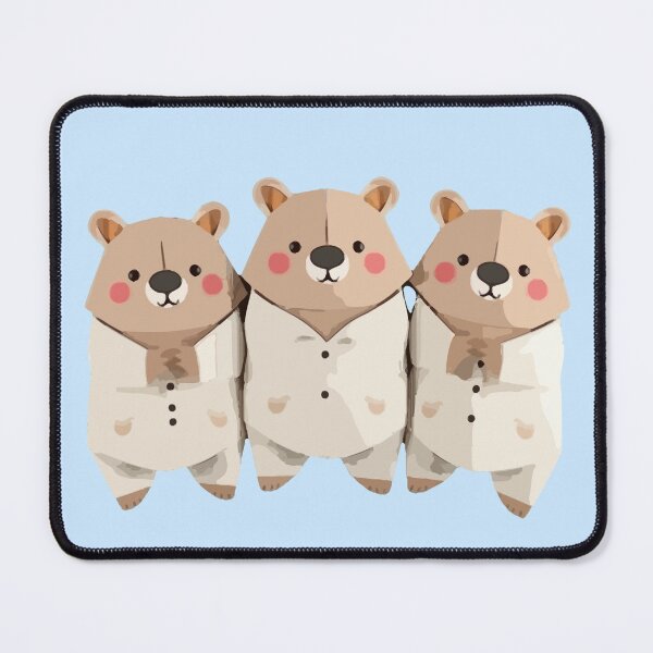 Item preview, Cute Wombats in Pyjamas designed and sold by pUNKnown.