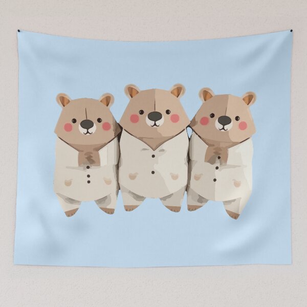 Item preview, Cute Wombats in Pyjamas designed and sold by pUNKnown.
