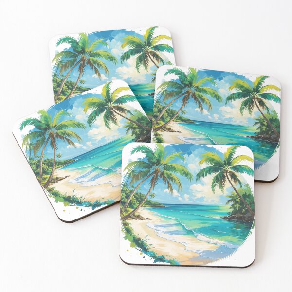 Item preview, Paraíso Tropical: Playa de Palmera designed and sold by Mau05store.