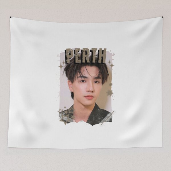 Item preview, Perth (Tanapon Sukumpantanasan) Thailand Actor Thai drama Entertainment Collage Digital Art Portrait designed and sold by AJUNICE STUDIO.