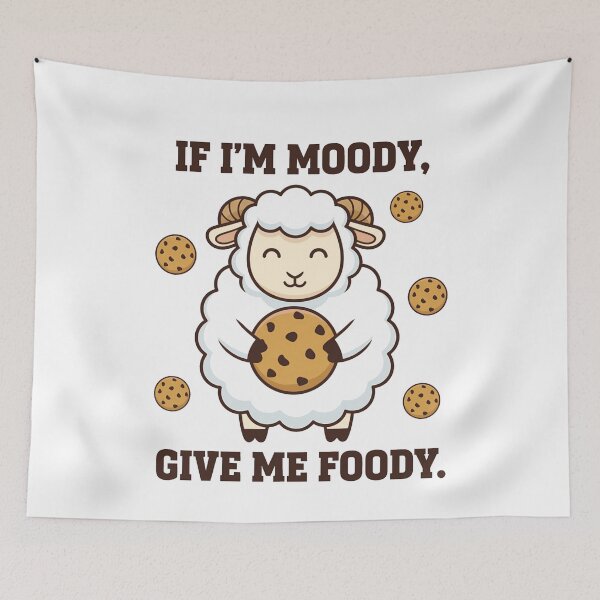 Item preview, Kawaii Moody Sheep Give Me Foody Cookie designed and sold by k3rstman1.