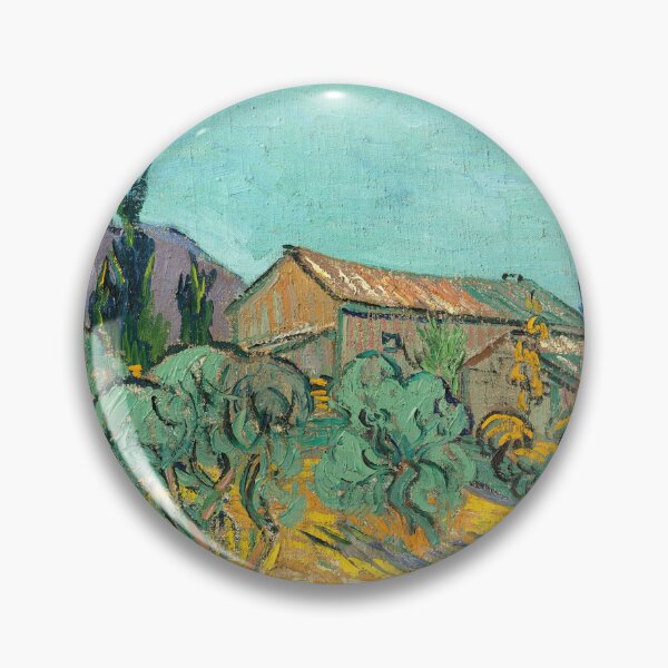 Item preview, Wooden Cabins among the Olive Trees Van Gogh designed and sold by Glimmersmith.