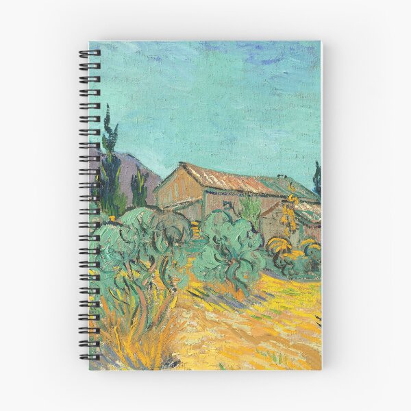 Item preview, Wooden Cabins among the Olive Trees Van Gogh designed and sold by Glimmersmith.