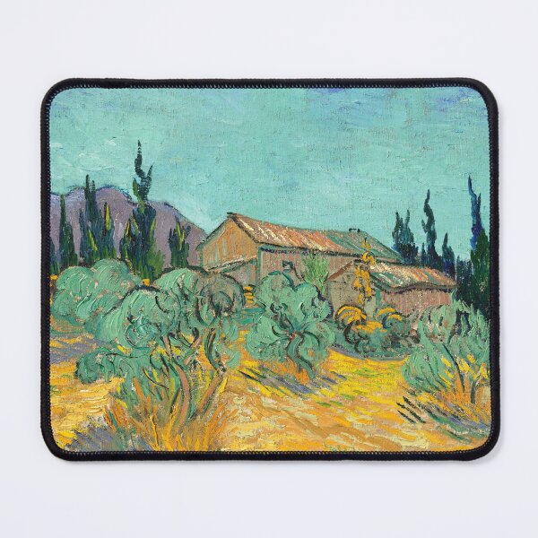 Item preview, Wooden Cabins among the Olive Trees Van Gogh designed and sold by Glimmersmith.