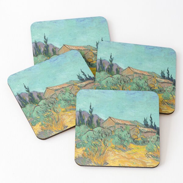 Item preview, Wooden Cabins among the Olive Trees Van Gogh designed and sold by Glimmersmith.