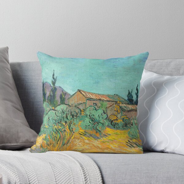 Item preview, Wooden Cabins among the Olive Trees Van Gogh designed and sold by Glimmersmith.